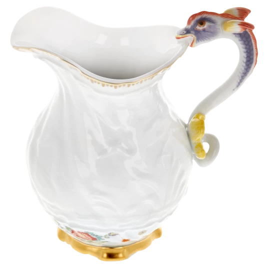 Swan Service Indian Flower Branch Creamer | L.V. Harkness 