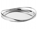 Vertigo Silver Plated Round Serving Tray 
15.3\ Diameter