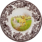 Woodland Yellow Labrador Dinner Plate 