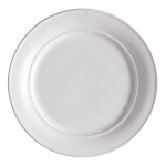 Cavendish Dove Side Plate The wide rim frames gorgeous vegetables, buttery baked potatoes, delicately designed fruit, or antipasti with equal elegance.