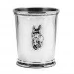 Pewter Julep Cup With Horsehead 