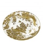 Gold Aves Medium Oval Platter 13\ 
13\ Length