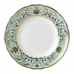Darley Abbey Dinner Plate Perfectly round, this dinner plate is an ideal finishing touch for sophisticated dining. Capturing the regency style of restrained simplicity, the Darley Abbey collection is inspired by the 18th Century and uses delicate lines and intricate curves to entertain any occasion but especially for afternoon tea. 