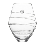 Amalia Clear Vase 6\ 6\ Height x 4.5\ Diameter
Capacity: 22 Ounces

Bohemian Glass is Mouth-Blown in the Czech Republic.

Care & Use:

Dishwasher safe, warm gentle cycle.
Not suitable for hot contents, freezer or microwave use.