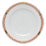 Chinese Bouquet Garland Rust Salad Plate 