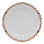 Chinese Bouquet Garland Rust Dinner Plate 