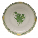 Chinese Bouquet Green Canton Saucer 