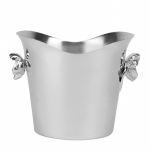 Anemone-Belle Epoque Silver Plated Ice Bucket  Have ice at the ready at your next gathering while adding a sophisticated touch of vintage to your beverage service with the silver plated Anemone-Belle epoque ice bucket.

Personalize this item.  Contact us for pricing and availability.