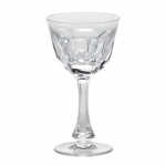 Lady Hamilton White Wine Glass The Lady Hamilton pattern is an example of the \papal\ cut so called because it is a derivative of the Pope pattern and its defining panel cuts. The Pope pattern was commissioned by Pope Pius XI in 1923 while its offspring Lady Hamilton was first produced in 1934. Lady Hamilton has become one of Moser\'s superlative patterns and continues to be very popular to this day.