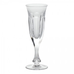 Lady Hamilton Champagne Flute The Lady Hamilton pattern is an example of the \papal\ cut so called because it is a derivative of the Pope pattern and its defining panel cuts. The Pope pattern was commissioned by Pope Pius XI in 1923 while its offspring Lady Hamilton was first produced in 1934. Lady Hamilton has become one of Moser\'s superlative patterns and continues to be very popular to this day.