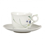 Waves Relief Woodland Flora Breakfast Cup and Saucer 