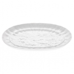 Swan Service White Large Oval Platter 13 1/2