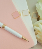 White & Gold Notebook
