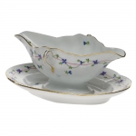 Blue Garland Gravy Boat with Fixed Stand .75 Pints