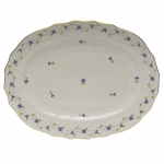Blue Garland Oval Platter 17\ 17\ Length x 12.5\ Width