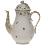 Blue Garland Coffee Pot with Rose 10\ 10\ Height
60 Ounces