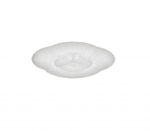 Swan Service Gourmet Plate, Low - Bisque White