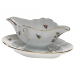 Rothschild Bird Gravy Boat with Fixed Stand .75 Pints