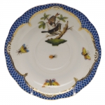 Rothschild Bird Blue Border Tea Cup Saucer - Motif #4 