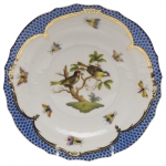 Rothschild Bird Blue Border Salad Plate, Motif #11 