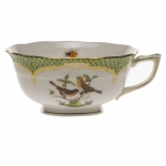 Rothschild Bird green Border Tea Cup - Motif #9 