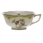 Rothschild Bird Green Border Tea Cup - Motif #12 