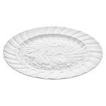 Swan Service White Charger Plate 12 3/4
