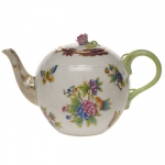 Queen Victoria Raspberry Tea Pot with Rose 5.5\ Height
36 Ounces