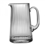 Corinne Pitcher 8\ Color 	Clear
Capacity 	2.5pint / 1420ml
Dimensions 	8\ / 20cm
Material 	Handmade Glass
Pattern 	Corinne