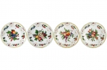 Duke of Gloucester Bread and Butter Plates, Set of Four These plates offer the various fruits found in the pattern and aslo can be used as canape plates.