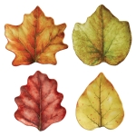 Forest Walk Leaf Cocktail Plates Set of Four 7\ W

Set includes 4 plates and gift box.
Oven, Microwave, Dishwasher, and Freezer Safe

Made in Portugal 