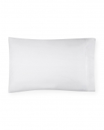 Grande Hotel White/White Standard Pillowcases, Pair These linens are styled after those that grace the beds of some of the finest hotels in the world. So if you\'re wondering why you always sleep so well in a five-star hotel, this may be the answer. This ever-popular percale is embroidered with tailored double-rows of satin stitch in colors numerous enough to thrill a decorator. Plus, they\'re woven by our masters in Italy to last through many washings.

Fabrication:
Percale with double-row of satin stitch embroidery
Duvet Cover: U-Shape on top of bed
Shams: 4-sides
Flat Sheet and Pillowcases: Along cuff

Finishing:
Knife-edge hem on Duvet Covers
Classic-style flanges, approximate measurements:
Shams: 3-inches; Boudoir: 2-inches
Flat Sheet and Pillowcase cuffs: 4-inches

Hem:
Plain
