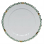 Chinese Bouquet Garland Green Service Plate 