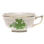 Chinese Bouquet Green Teacup  