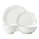 Berry & Thread Whitewash Four Piece Place Setting Dishwasher, freezer, microwave and oven safe.
Made in Portugal.