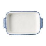 Le Panier White/Delft Rectangular Baker 16\ 16\ Length x 9.5\ Width
2.5 Quarts
Made of Ceramic Stoneware
Oven, Microwave, Dishwasher, and Freezer Safe
Made in Portugal