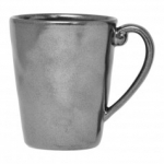 Pewter Stoneware Mug  An elegant vessel as warm as its contents, the Pewter Stoneware mug will quickly become a morning essential. 