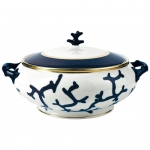 Cristobal Marine Covered Soup Tureen 9 3/4\ 9.75\ Diameter, 6\ Wide
59 Ounces