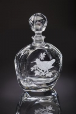 Upland Game Birds Woodcock Round Decanter-R Personalize this item.  Contact us for pricing and availability.