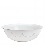 Berry & Thread Whitewash Small Serving Bowl 9 1/2\ 2.25 Quarts 
9.5\ Width, 3\ Height 



