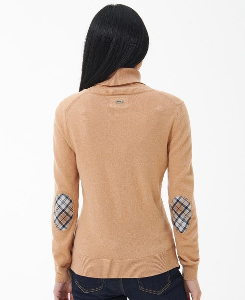 Pendle Roll-Neck Sweatshirt - Caramel/Fawn 10