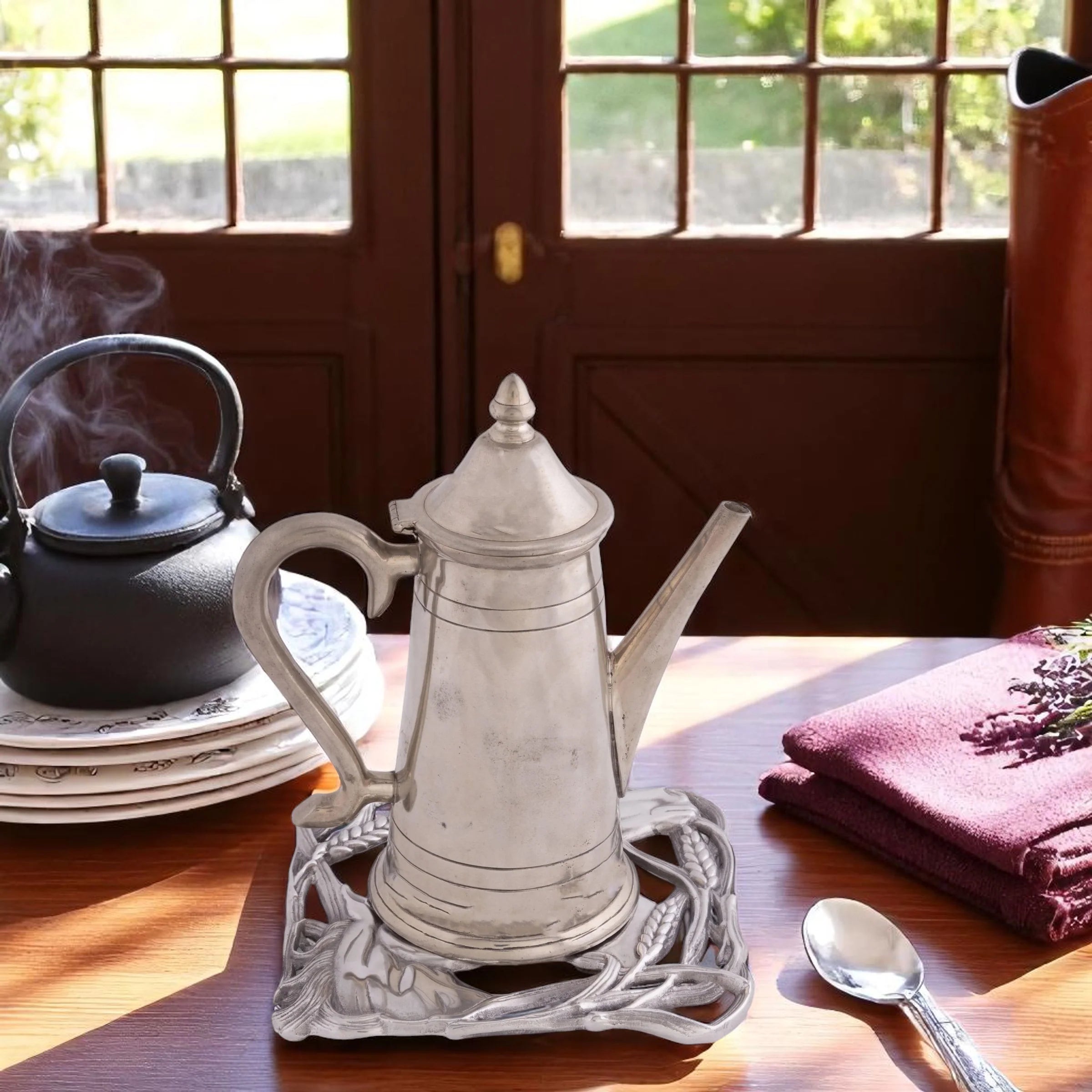 Horse with Wheat Trivet