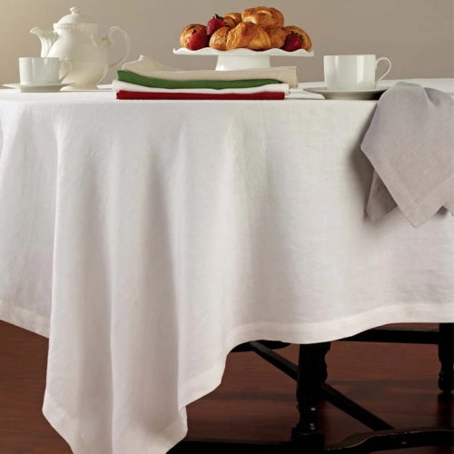 Amalfi Tablecloth 65 x 65" - White