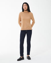 Pendle Roll-Neck Sweatshirt - Caramel/Fawn 12