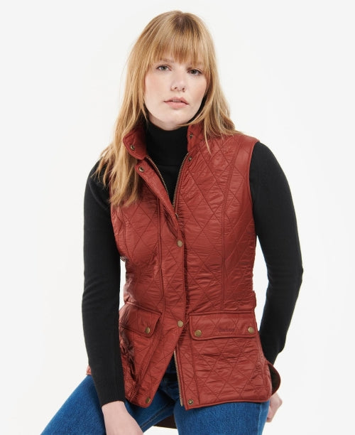 Wray Gilet Vest - Burnt Henna/Brown - 8