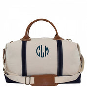 Navy Weekender Satchel