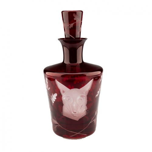 Forest Folly Fox Decanter