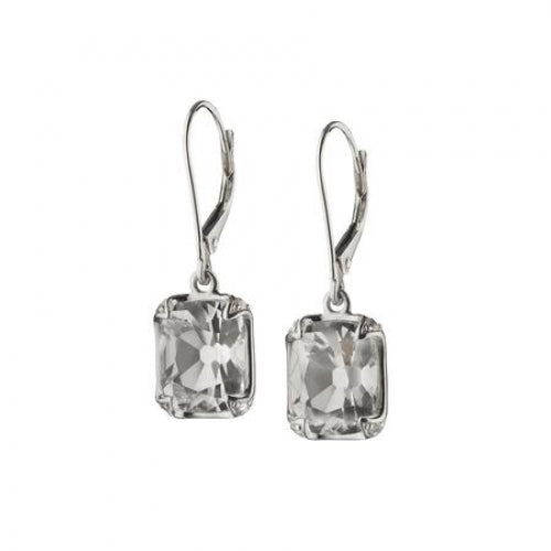 Cushion Bezel-Set Earrings