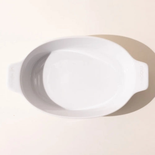 Oval Gratin Dish 10 x 6.6" - White