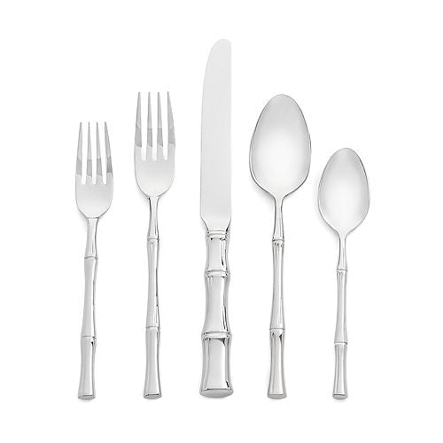 Bamboo Stainless 5 Piece Place Setting